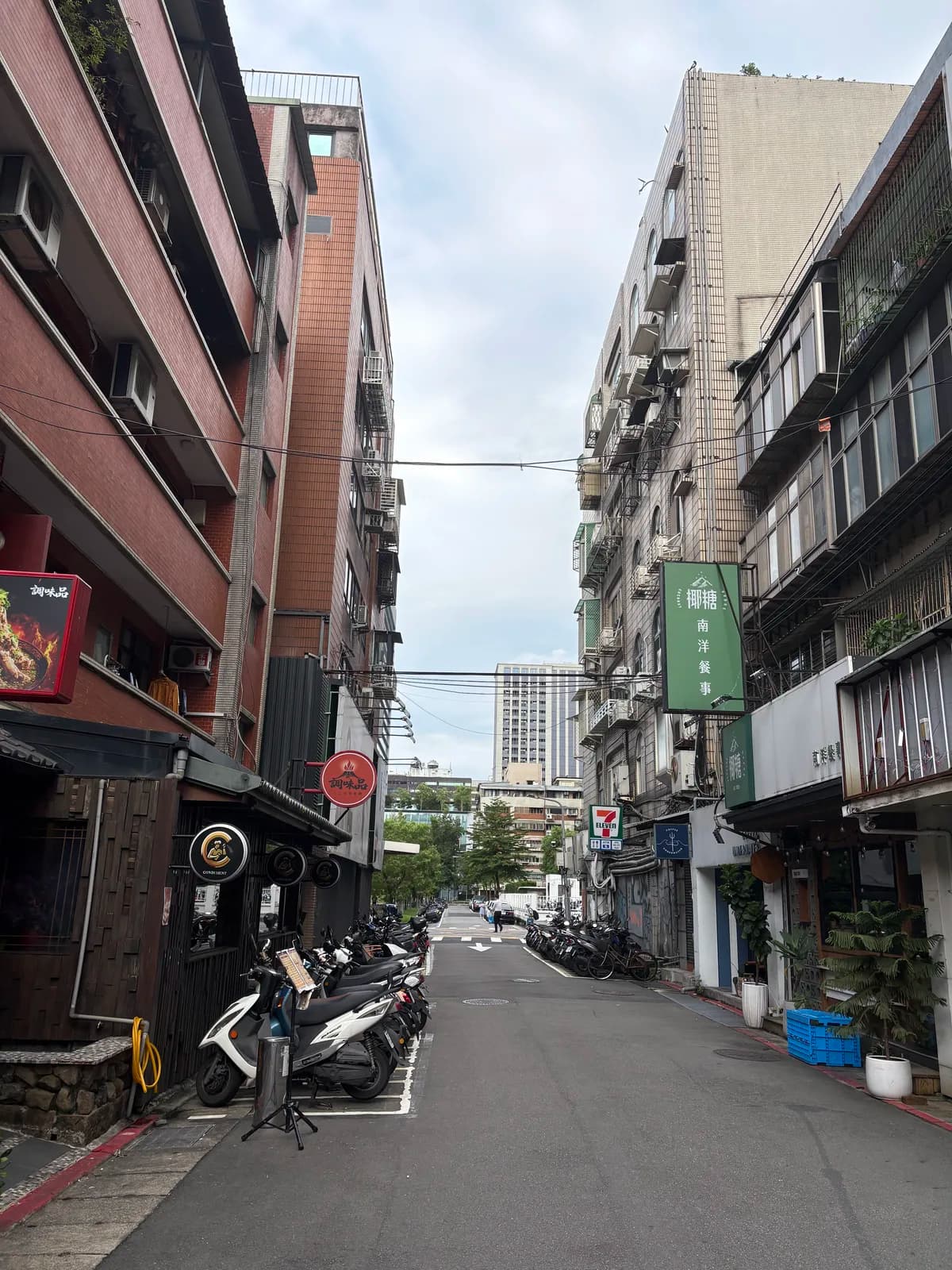 台北の路地